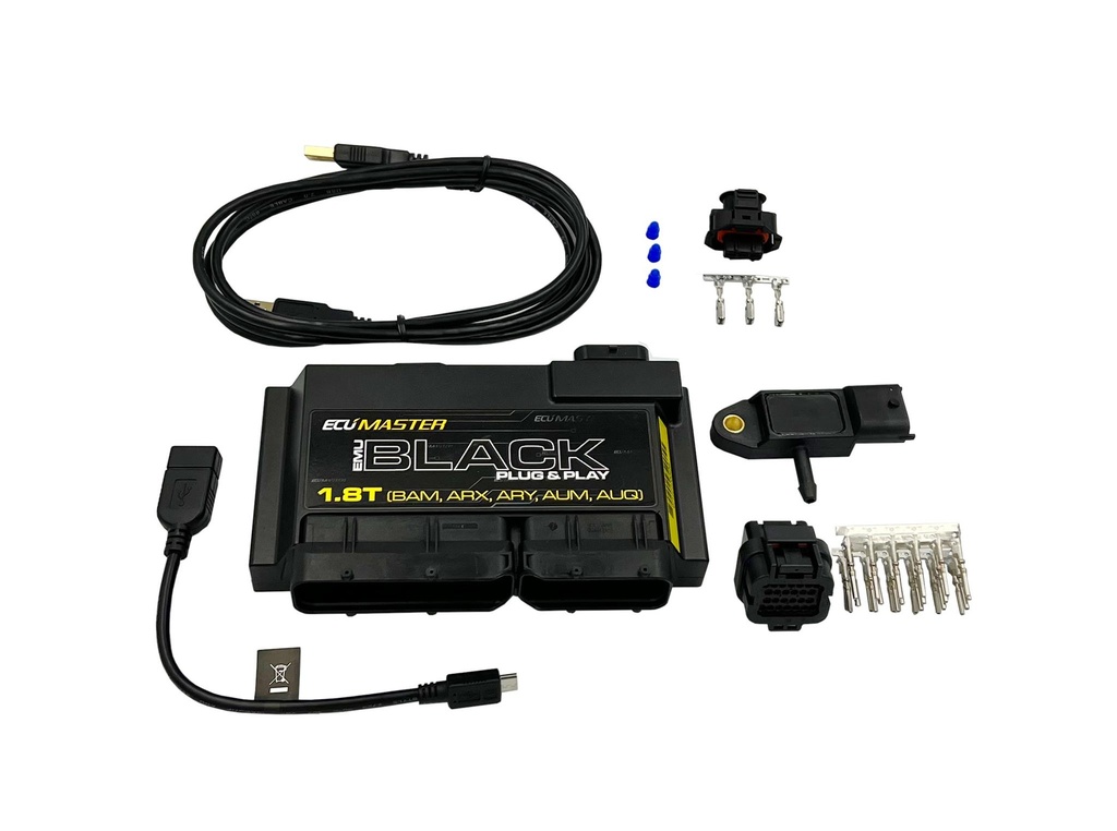 Audi 1.8 BAM, ARX, ARY, AUM, AUQ - Plug & Play Ecumaster EMU Black