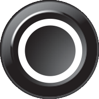 Inserto per tastiera B227 - spegnimento (15mm)