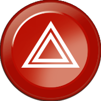 Inserto per tastiera B856 - Spia di pericolo (15mm)