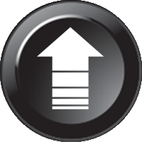 Inserto per tastiera B528 - Freccia (up) (15mm)