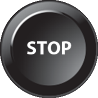 Inserto per tastiera B348 - Stop (15mm)