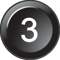 Inserto per tastiera 174 - Numero 3 (15mm)