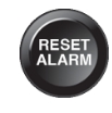 Inserto per tastiera D671 - Reset alarm (15mm)