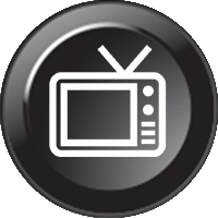 Inserto per tastiera C947 - TV (24mm)