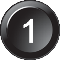 [91Z6382-172] Inserto per tastiera 172 - Numero 1 (15mm)