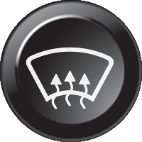 [91Z6382-B188] Inserto per tastiera B188 - Riscaldamento parabrezza (15mm)