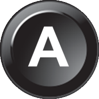 [91Z6382-B607] Inserto per tastiera B607 - Lettera "A" (15mm)