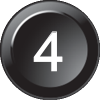 [91Z6382-175] Inserto per tastiera 175 - Numero 4 (15mm)